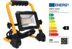 SHADA LED-Straher Baustellenstrahler 30W, 3300 Lumen, 4000K IP65, klappbar, EEC: E (0310720)